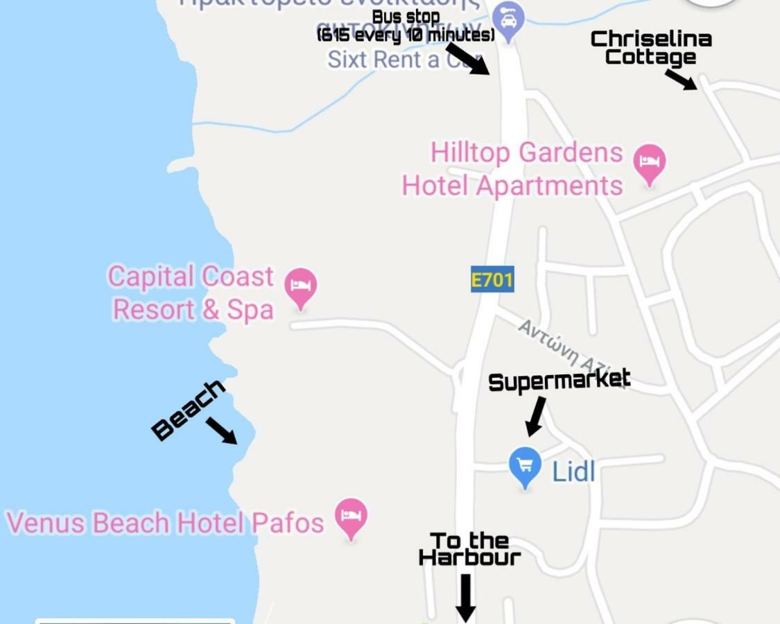 Apartamento Chriselina Gottage Paphos Exterior foto